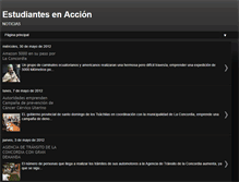 Tablet Screenshot of estudiantesenaccionutelvt.blogspot.com