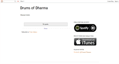 Desktop Screenshot of drumsofdharma.blogspot.com