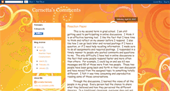 Desktop Screenshot of carnettascomments.blogspot.com