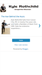 Mobile Screenshot of kylerothchildmusic.blogspot.com