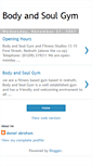 Mobile Screenshot of bodyandsoulgym.blogspot.com