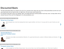 Tablet Screenshot of discountedboots.blogspot.com
