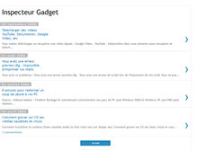 Tablet Screenshot of inspecteur-gadget.blogspot.com