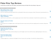 Tablet Screenshot of fisherpricetoys-reviews.blogspot.com