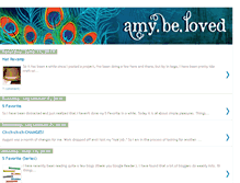 Tablet Screenshot of amy-be-loved.blogspot.com