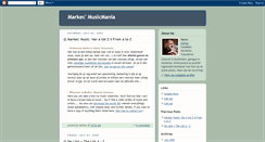 Desktop Screenshot of markecmusicmania.blogspot.com