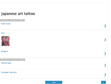 Tablet Screenshot of japanese-art-tattoo.blogspot.com