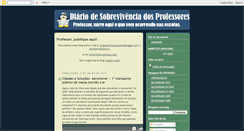 Desktop Screenshot of diariodoprofessor.blogspot.com