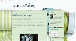 Desktop Screenshot of gosie-itsinthemaking.blogspot.com