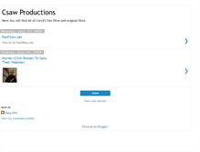 Tablet Screenshot of csaw-productions.blogspot.com