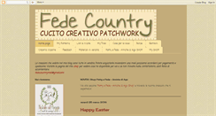 Desktop Screenshot of fede-country.blogspot.com