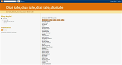 Desktop Screenshot of dizi-izle-diziizle.blogspot.com
