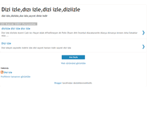 Tablet Screenshot of dizi-izle-diziizle.blogspot.com