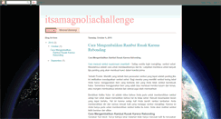 Desktop Screenshot of itsamagnoliachallenge.blogspot.com