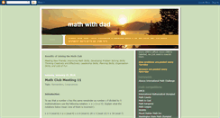 Desktop Screenshot of mathwithdad.blogspot.com