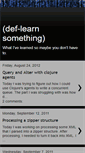 Mobile Screenshot of def-learn.blogspot.com
