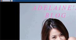 Desktop Screenshot of adelaineainee.blogspot.com