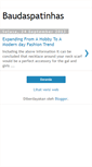 Mobile Screenshot of baudaspatinhas.blogspot.com