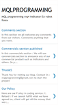 Mobile Screenshot of mqlprogramming.blogspot.com