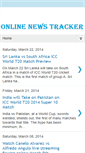 Mobile Screenshot of onlinenewstracker.blogspot.com