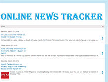 Tablet Screenshot of onlinenewstracker.blogspot.com