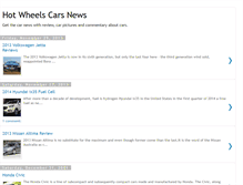 Tablet Screenshot of hotwheelscarsnews.blogspot.com