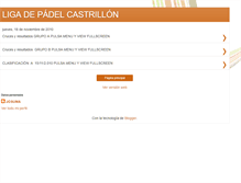Tablet Screenshot of ligapadelcastrillon.blogspot.com