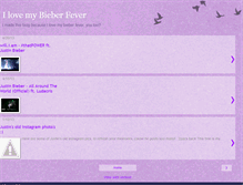 Tablet Screenshot of ilovemybieberfever.blogspot.com