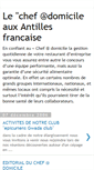 Mobile Screenshot of chefadomicileguadeloupe.blogspot.com