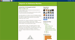 Desktop Screenshot of impactoambientemarinho.blogspot.com