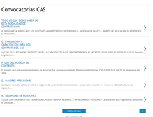 Tablet Screenshot of convocatoriascas.blogspot.com