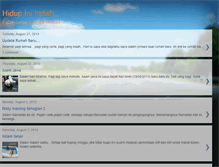 Tablet Screenshot of hidupiniindahmaity.blogspot.com