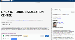Desktop Screenshot of linux-ic.blogspot.com