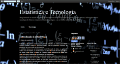 Desktop Screenshot of estatisticaetecnologia.blogspot.com