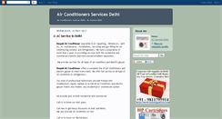 Desktop Screenshot of air-conditioners-services-delhi.blogspot.com