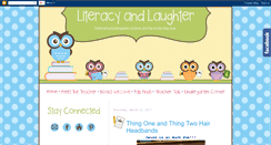 Desktop Screenshot of literacyandlaughter.blogspot.com