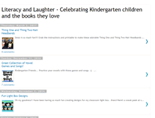 Tablet Screenshot of literacyandlaughter.blogspot.com