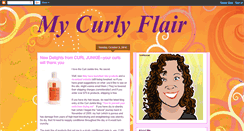 Desktop Screenshot of mycurlyflair.blogspot.com