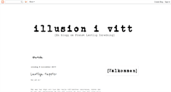 Desktop Screenshot of illusionivitt.blogspot.com