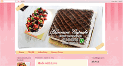 Desktop Screenshot of hannanicupcake.blogspot.com
