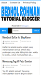 Mobile Screenshot of bedholrohman.blogspot.com
