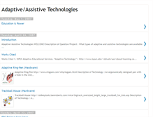 Tablet Screenshot of adaptivetechw412.blogspot.com