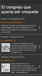 Mobile Screenshot of elcangrejoquequeriasercroqueta.blogspot.com