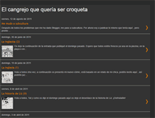 Tablet Screenshot of elcangrejoquequeriasercroqueta.blogspot.com