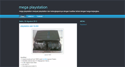 Desktop Screenshot of megaplaystation.blogspot.com