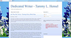 Desktop Screenshot of dedicatedwriter.blogspot.com