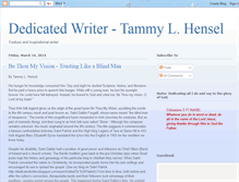 Tablet Screenshot of dedicatedwriter.blogspot.com