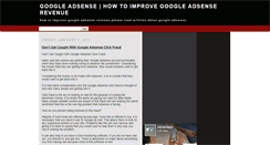 Desktop Screenshot of howtoimproveadsense.blogspot.com