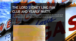 Desktop Screenshot of lordsydneylingfanclub.blogspot.com