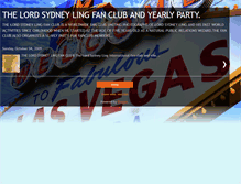 Tablet Screenshot of lordsydneylingfanclub.blogspot.com